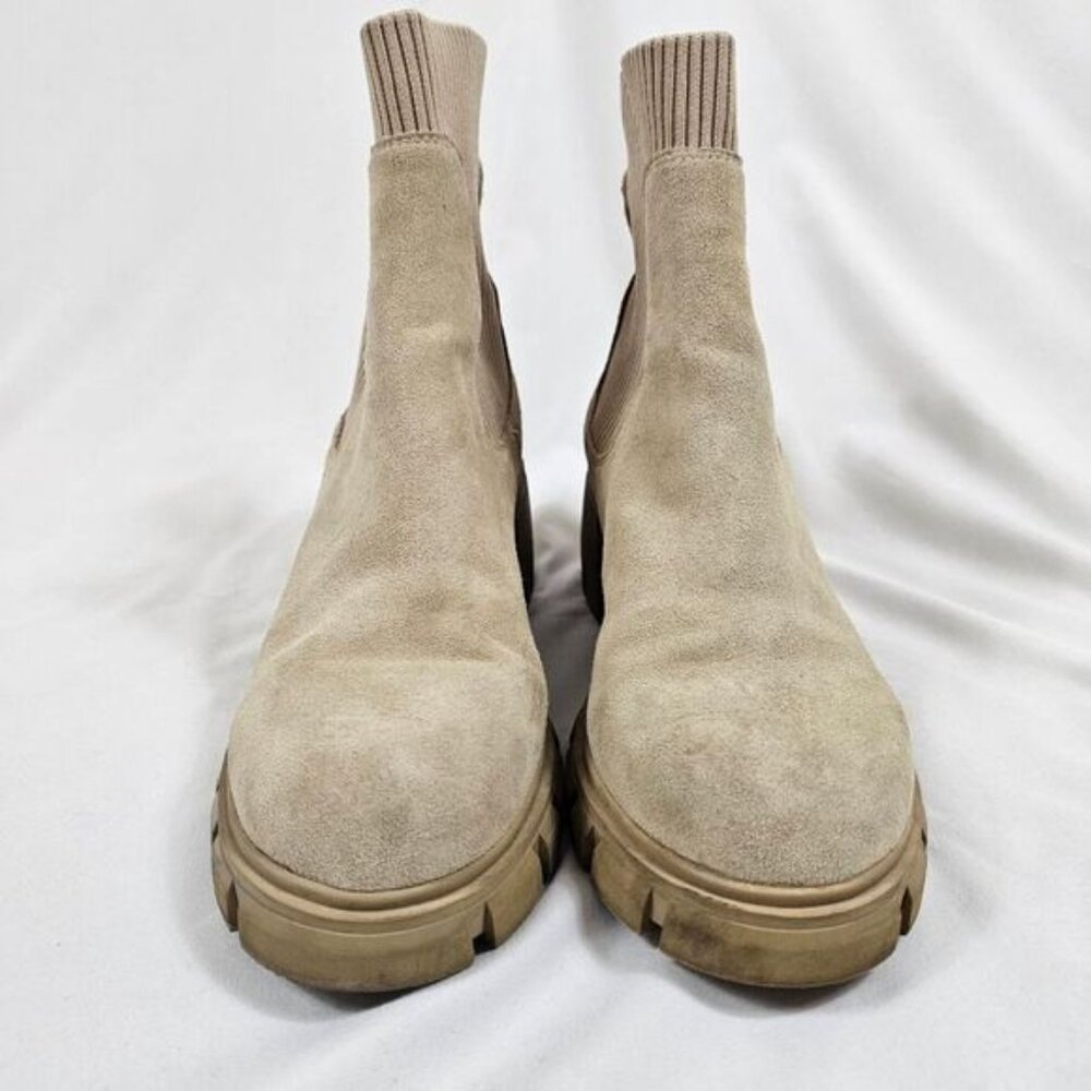 Steve Madden Hayle Boots In Sand Suede - Size 11 - Picture 4 of 11
